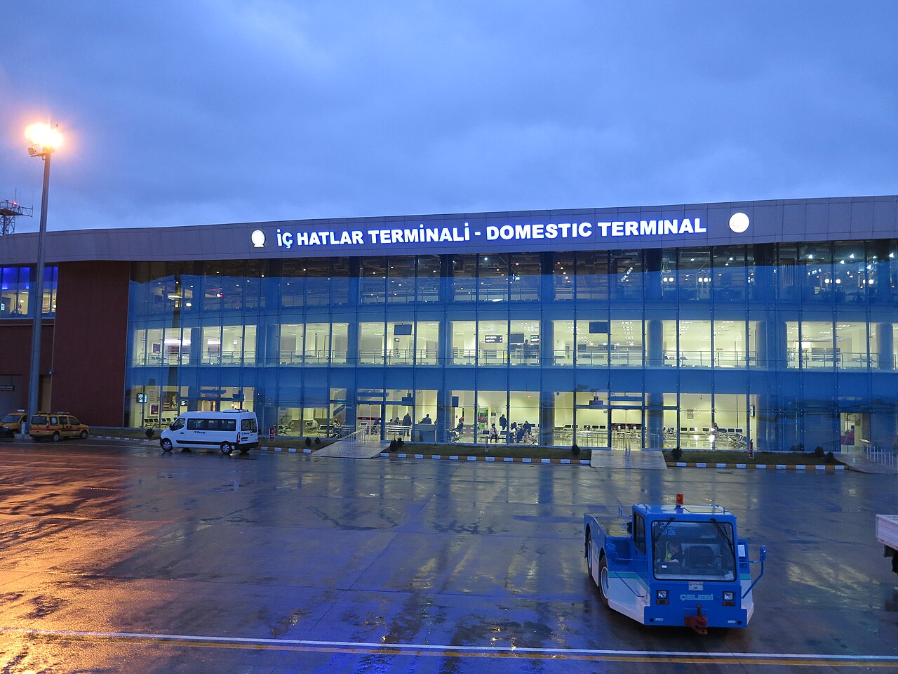 Domestic terminal building at Trabzon Airport